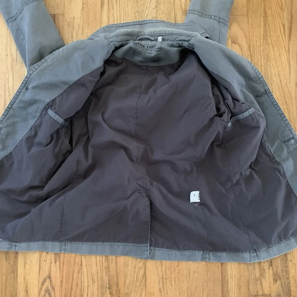Edwin Blue Trip Corduroy Blazer Chore Jacket